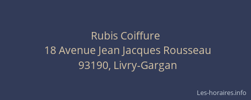 Rubis Coiffure