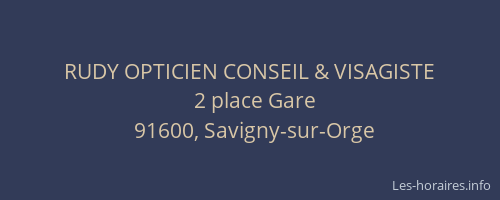 RUDY OPTICIEN CONSEIL & VISAGISTE