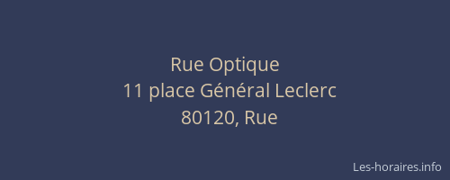 Rue Optique