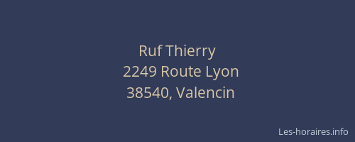 Ruf Thierry