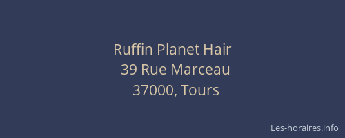 Ruffin Planet Hair