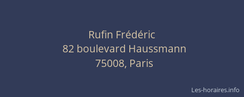 Rufin Frédéric