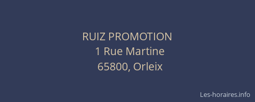 RUIZ PROMOTION