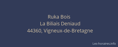 Ruka Bois
