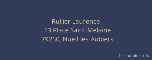 Rullier Laurence