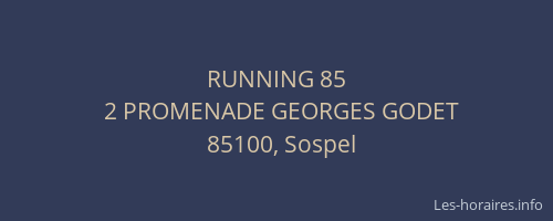 RUNNING 85