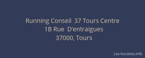 Running Conseil  37 Tours Centre