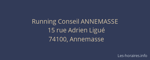 Running Conseil ANNEMASSE
