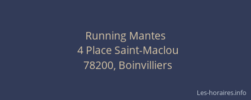 Running Mantes