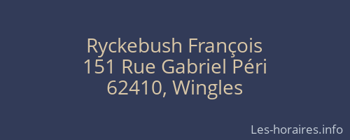 Ryckebush François