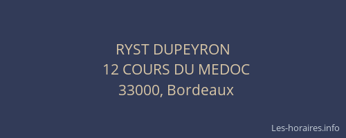 RYST DUPEYRON