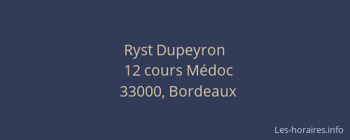 Ryst Dupeyron