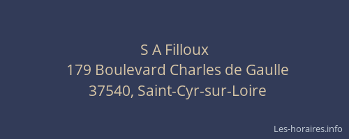 S A Filloux