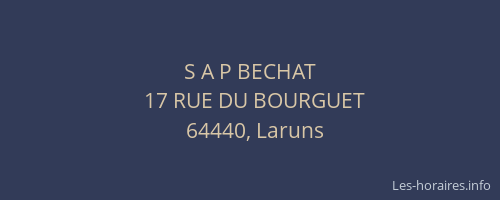 S A P BECHAT