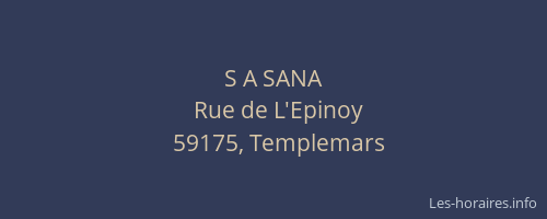 S A SANA