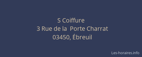 S Coiffure