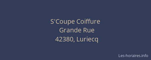 S'Coupe Coiffure