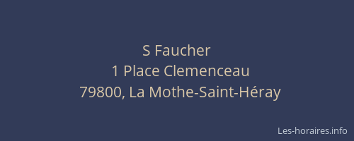 S Faucher
