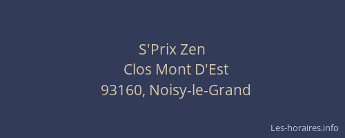 S'Prix Zen