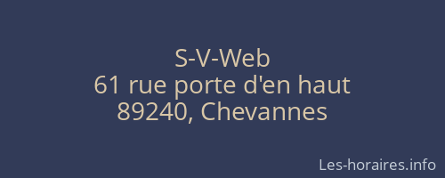 S-V-Web