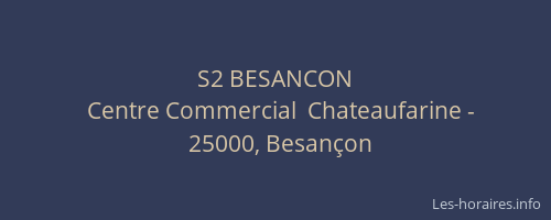 S2 BESANCON