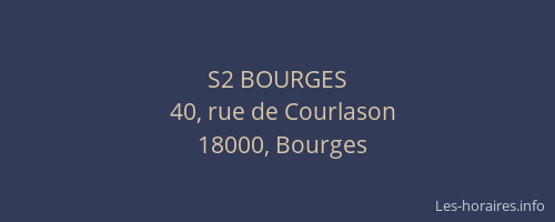 S2 BOURGES