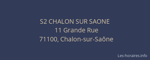 S2 CHALON SUR SAONE