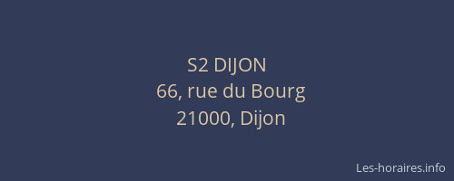 S2 DIJON