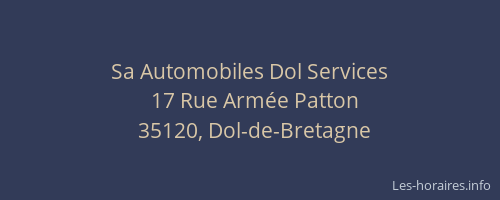 Sa Automobiles Dol Services