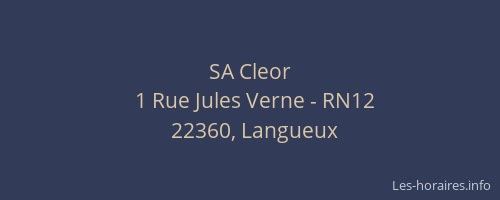 SA Cleor