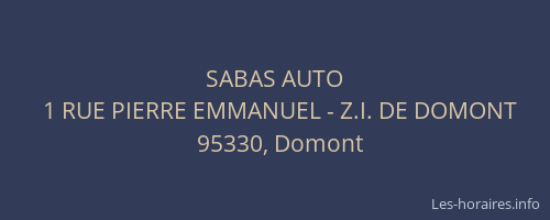 SABAS AUTO