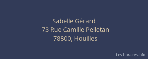 Sabelle G&eacute;rard