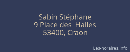 Sabin Stéphane