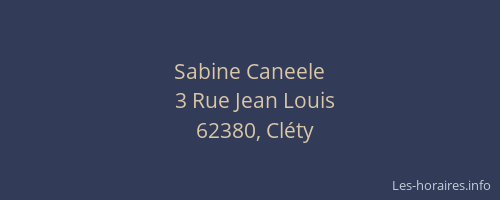 Sabine Caneele