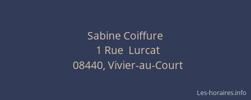 Sabine Coiffure