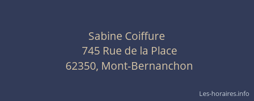 Sabine Coiffure