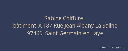 Sabine Coiffure