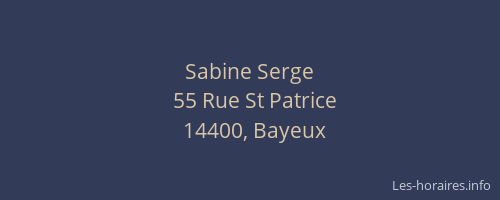 Sabine Serge