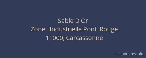 Sable D'Or