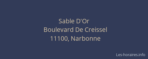 Sable D'Or
