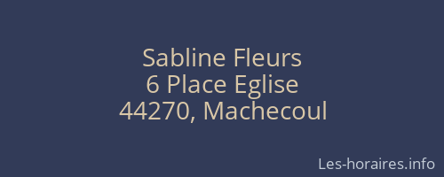 Sabline Fleurs