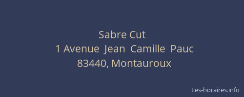 Sabre Cut