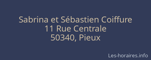 Sabrina et Sébastien Coiffure