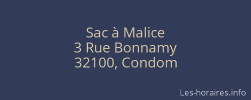 Sac à Malice