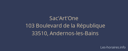 Sac'Art'One