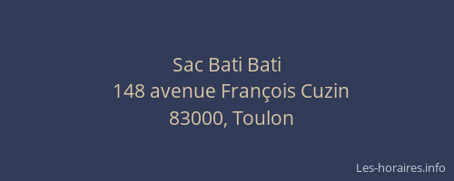 Sac Bati Bati