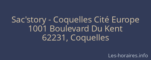 Sac'story - Coquelles Cité Europe