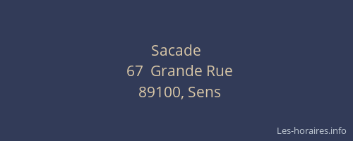Sacade