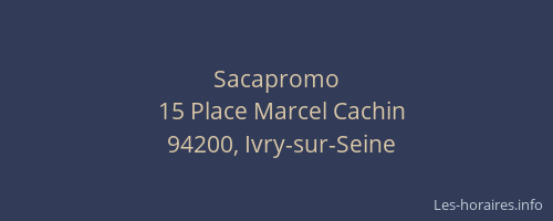 Sacapromo