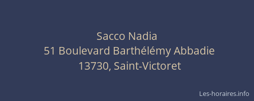 Sacco Nadia